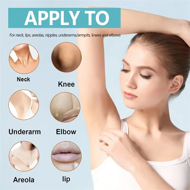Underarm Creams for Dark Skin Body Crotch Armpit Moisturizing Korean Skincare Products 50G
