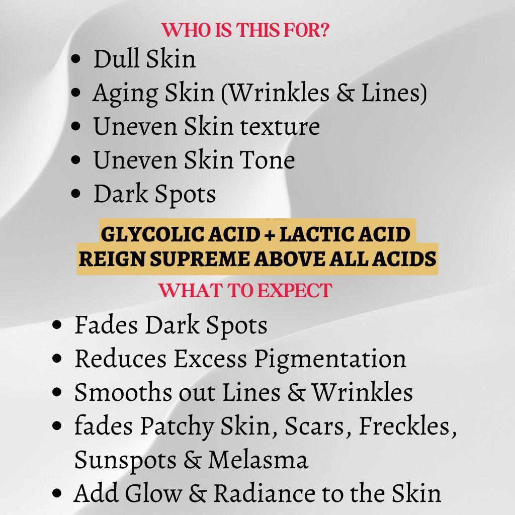 Thick As Thieves Pure Glycolic Acid Lactic Acid Extreme Gel Peel - 50ml
