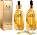 2Pcs Ginseng Polypeptide Anti-Ageing Essence, Ginseng Gold Polypeptide Anti-Ageing Essence, Ginseng Serum, for Tightening Sagging Skin Reduce Fine Lines (100 Ml)