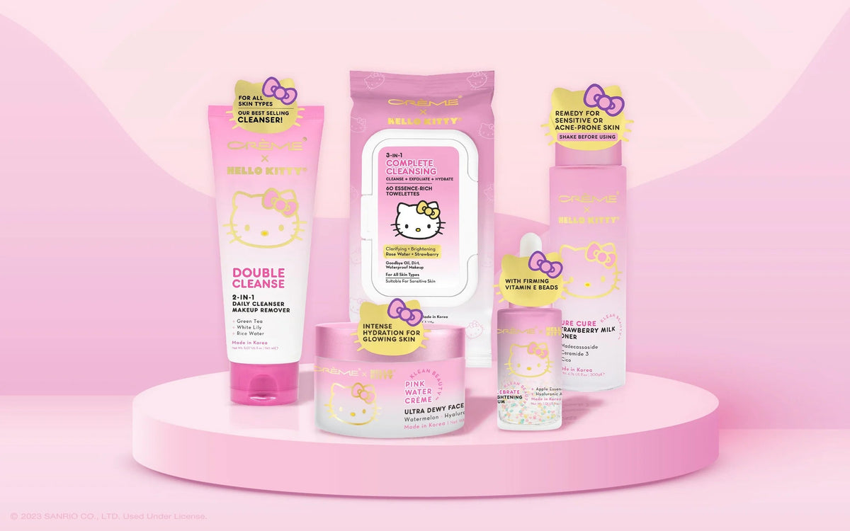 , Hello Kitty Pure Cure Strawberry Milk Toner, Klean Beauty™, 6.76 Fl. Oz.