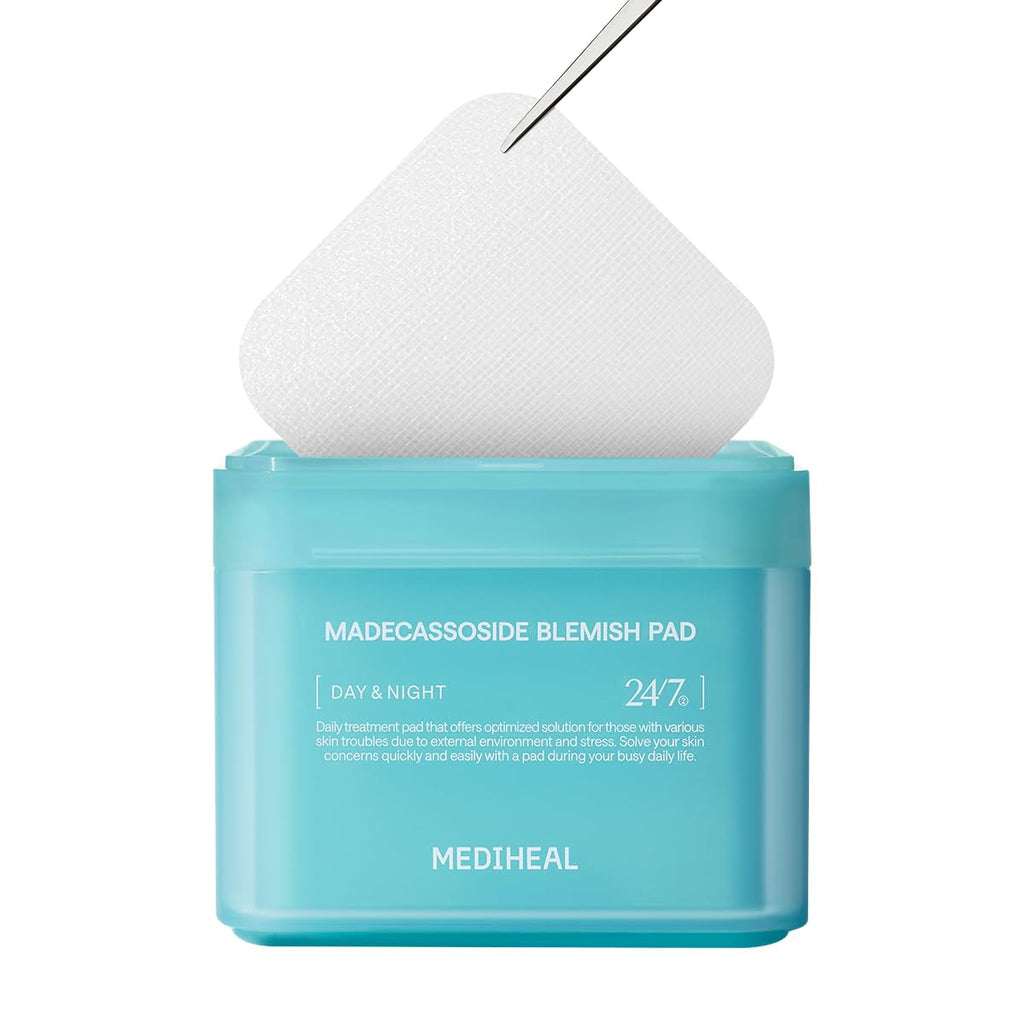 Madecassoside Toner Pads - with Centella Asiatica to Treat Blemishes and Improve Uneven Skin Tone - Vegan Gauze Fabric