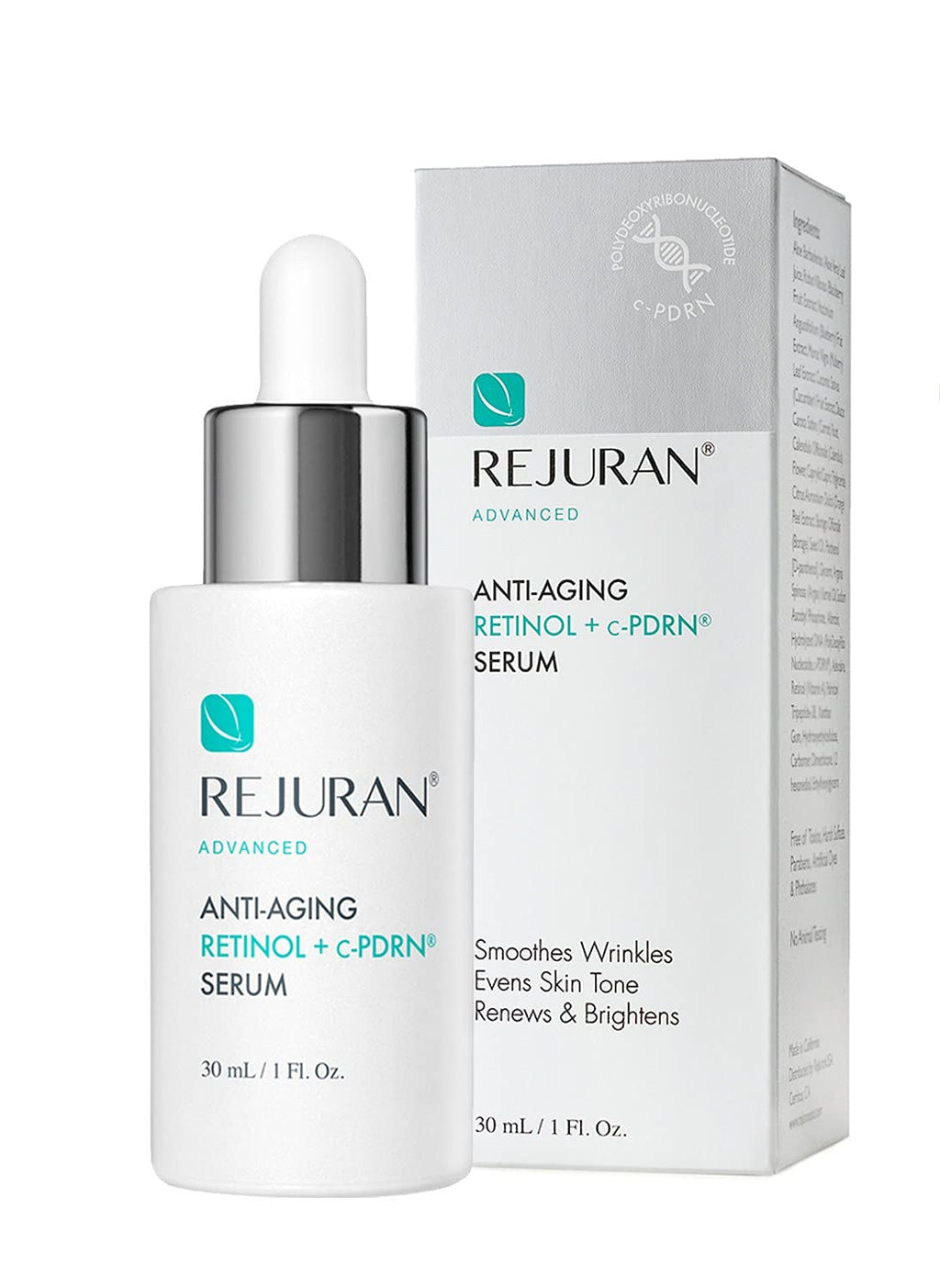 ® Advanced Anti-Aging Retinol + C-Pdrn® Serum - Boosting Facial Serum for Firmness, Radiance and Anti-Wrinkle Care, Clinically Developed (1.01 Fl Oz)