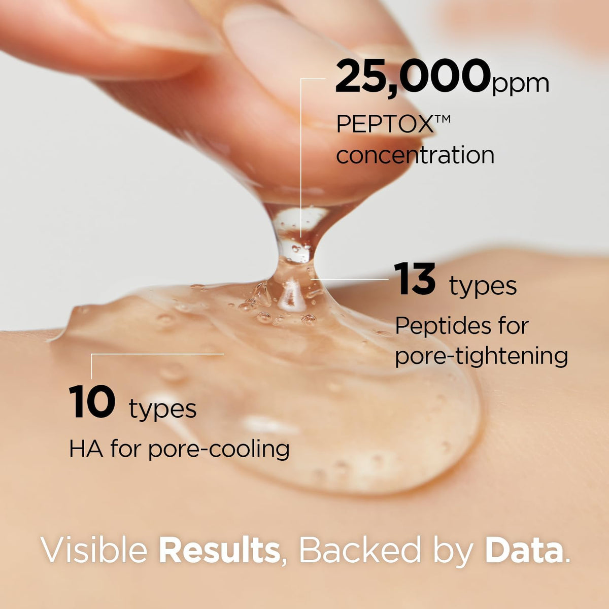 Dr. nineteen Porexsome V.Peptox Jelly Toner