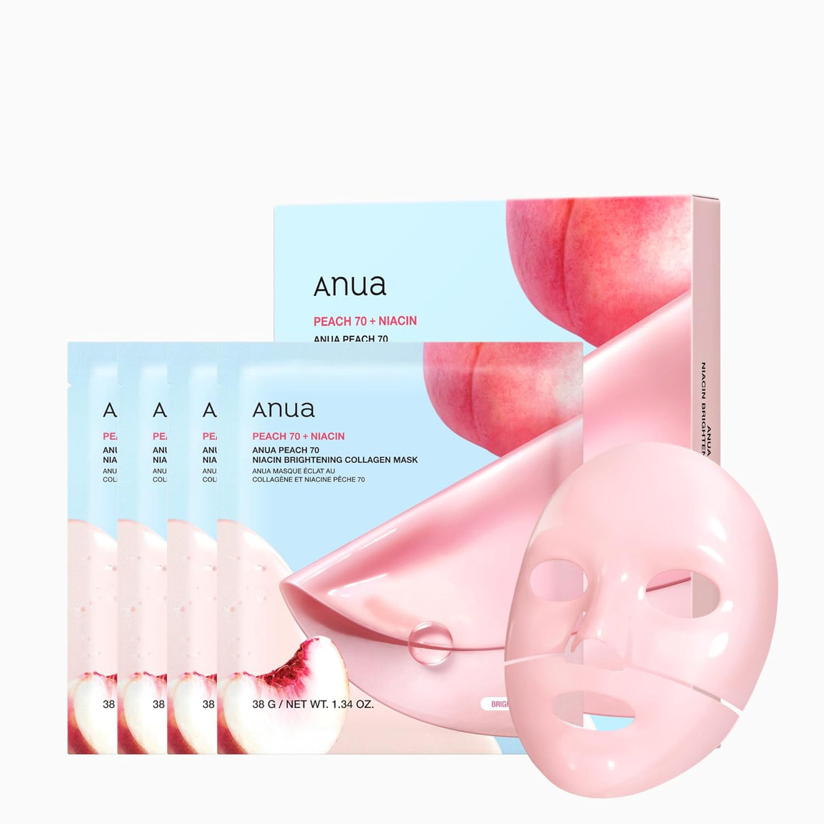 ANUA Peach 70 Niacin Brightening Collagen Mask