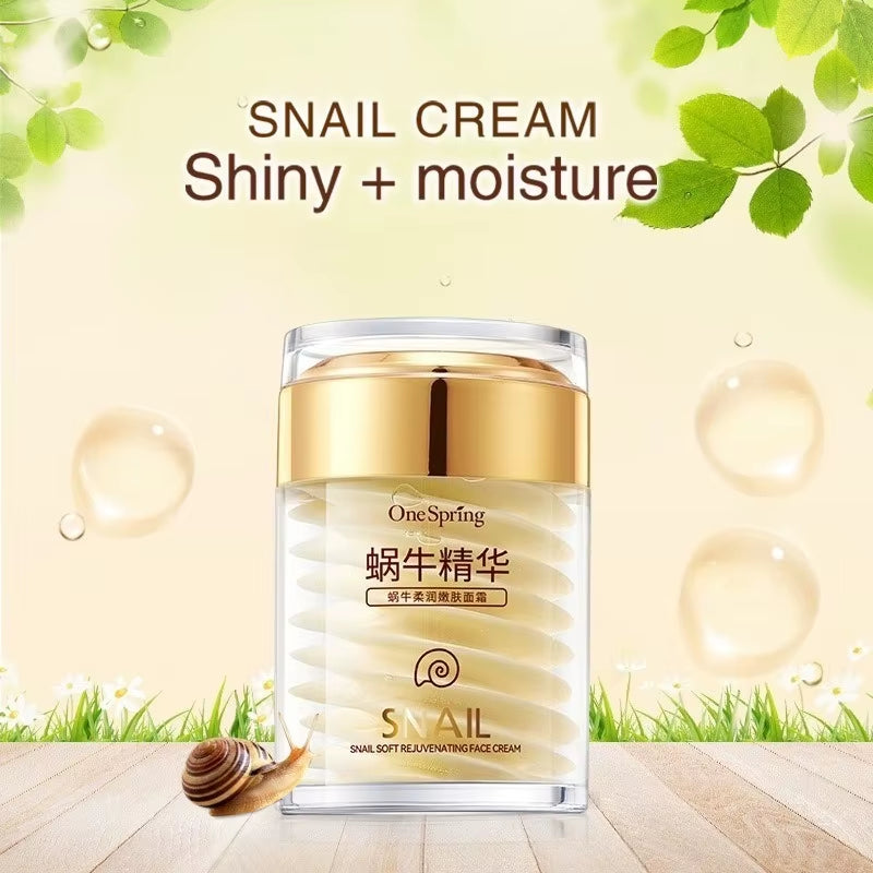 Snail Collagen Face Cream Moisturizer Firming Brighten Skin Day Cream for Face Nourishing Smoothing Korean Cosmetics Skin Care
