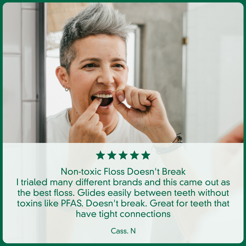 Brilliant Black® Floss – Whitens Between Teeth Naturally