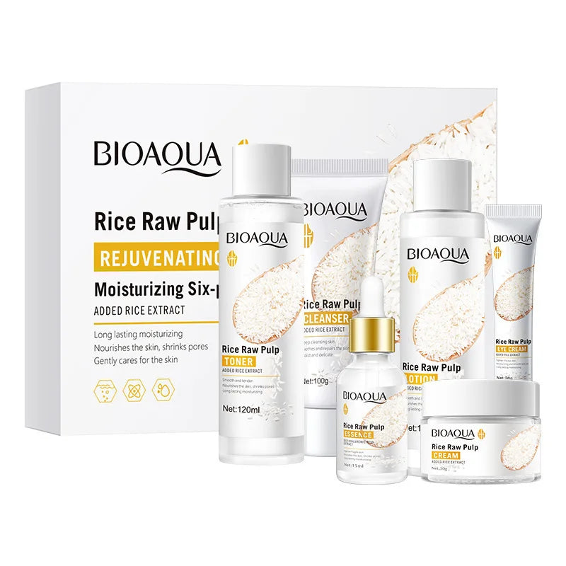 Rice Brightening Skincare Collection — 6-Piece Ritual