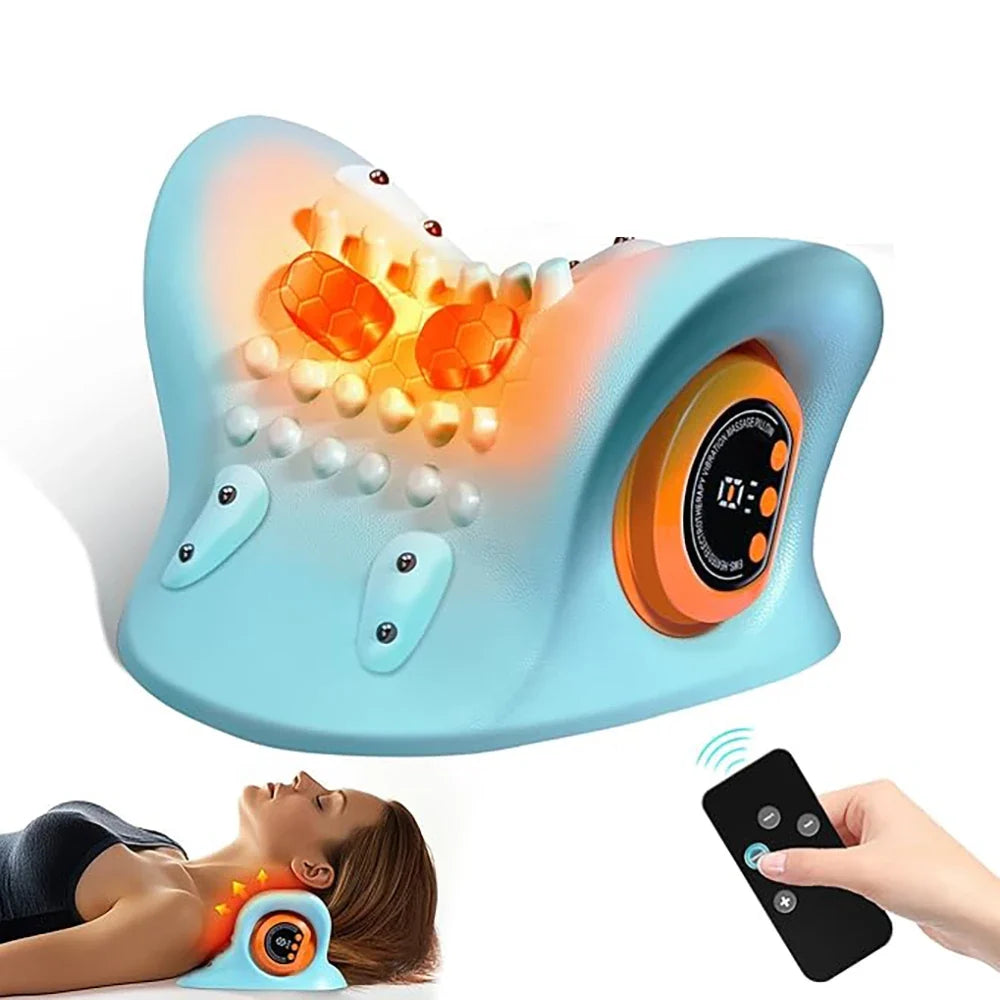 EMS Wireless Neck Massager with Remote Control