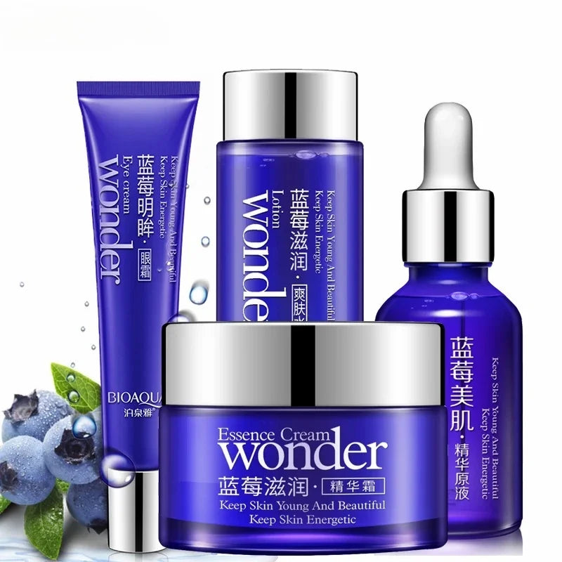 Blueberry Radiance Skincare Collection — 4-Piece Set