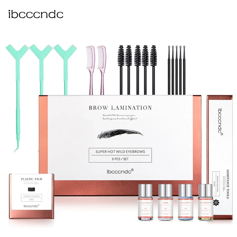 Pro Lash Lift Kit Eyebrow Lamination Kit Keratin DIY Instant Fuller Eyelash & Brow Lifting Kit Eyebrow Perm Lotion for Home Use