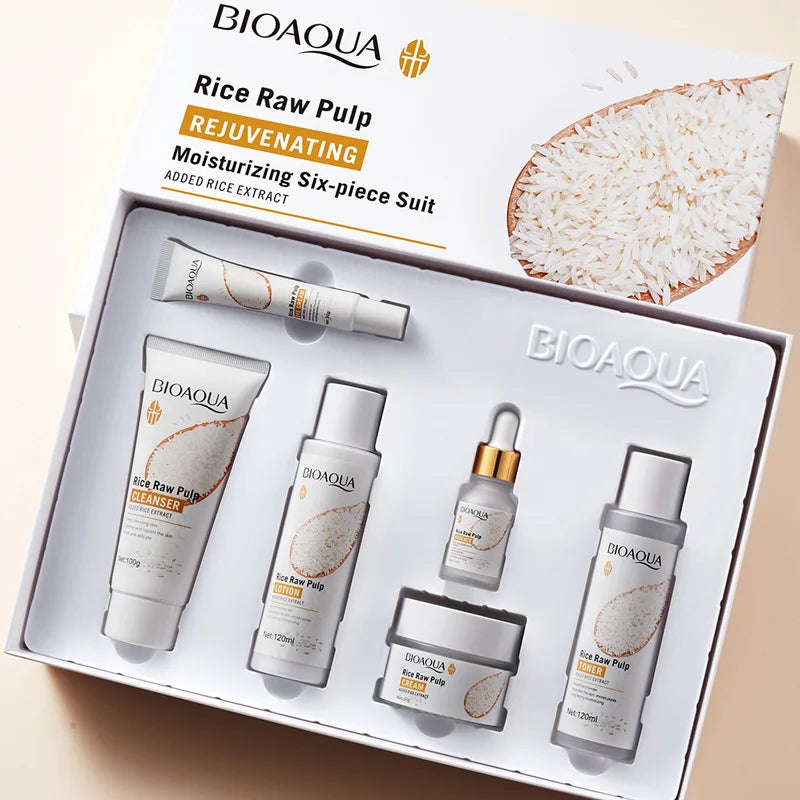 Rice Brightening Skincare Collection — 6-Piece Ritual