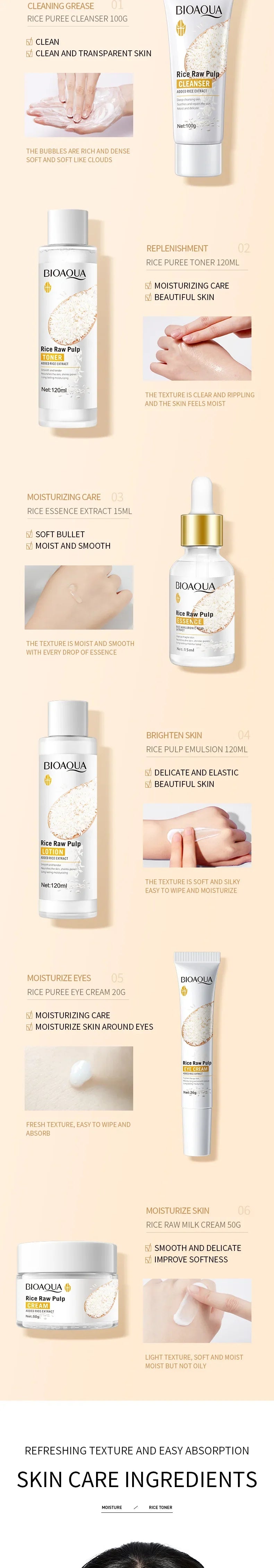 Rice Brightening Skincare Collection — 6-Piece Ritual