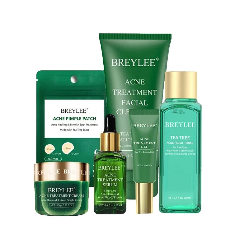 Clarifying Skincare Set — Cleanser, Toner, Cream & Mask