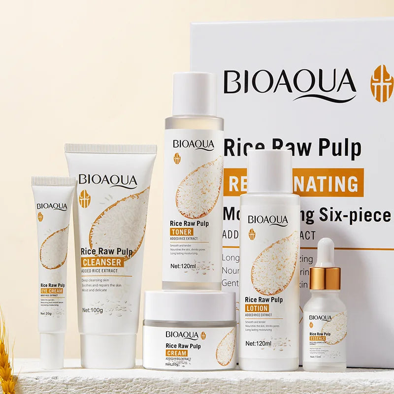 Rice Brightening Skincare Collection — 6-Piece Ritual