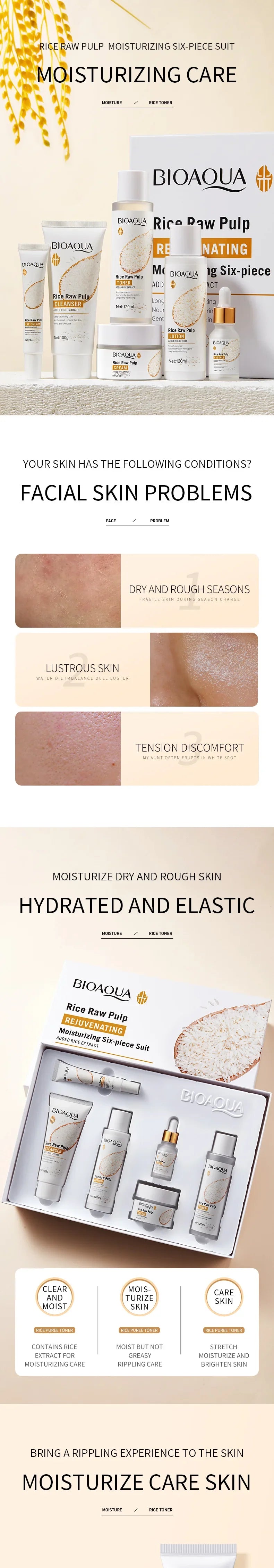Rice Brightening Skincare Collection — 6-Piece Ritual
