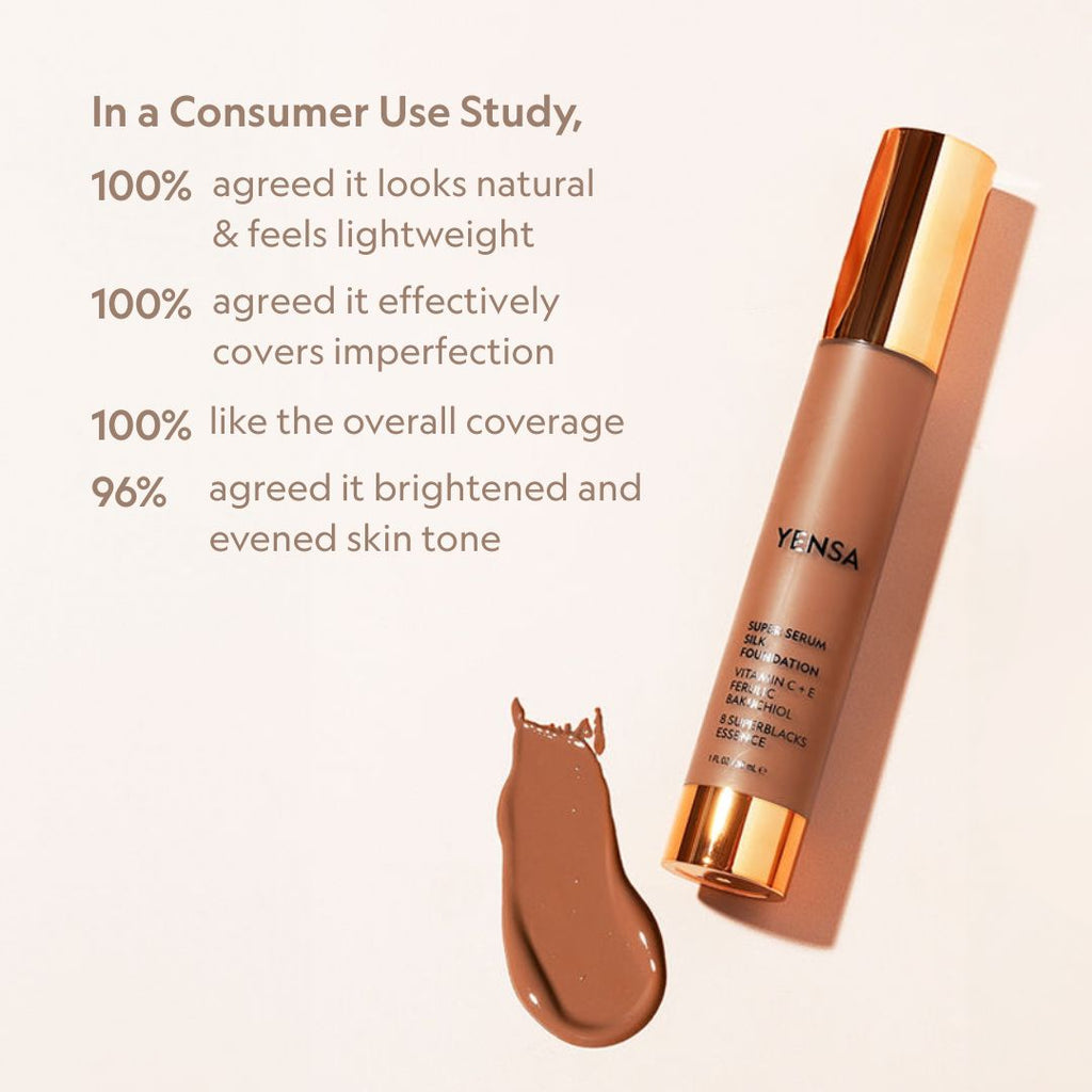 Super Serum Silk Natural Glow Hydrating Peptide Foundation for Radiant Skin