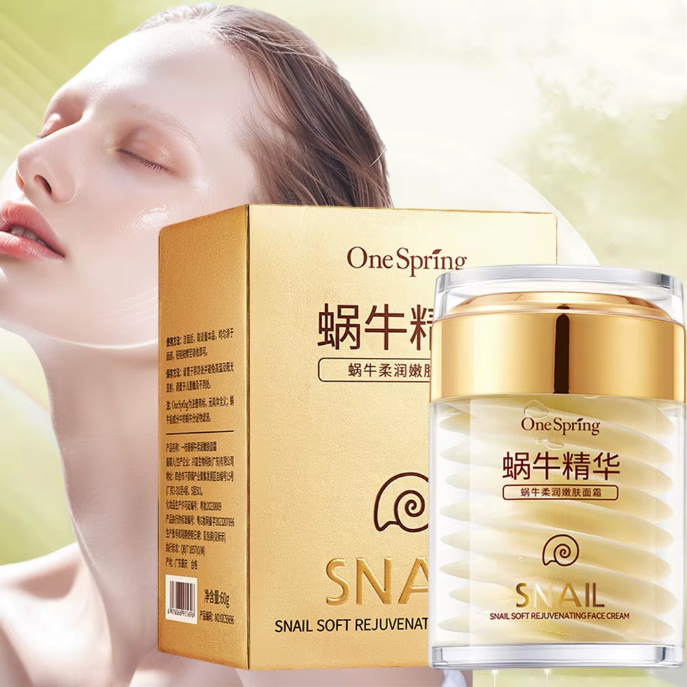 Snail Collagen Face Cream Moisturizer Firming Brighten Skin Day Cream for Face Nourishing Smoothing Korean Cosmetics Skin Care