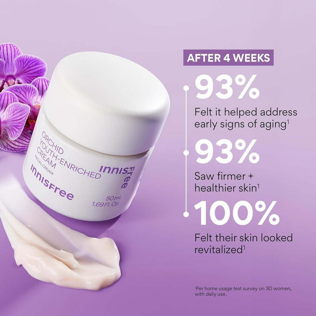 Orchid Youth-Enriched Cream, Korean Face Cream for Firming and Hydrated Skin