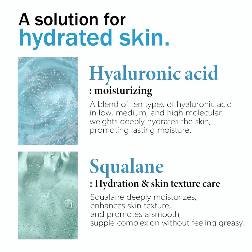 SKIN627 Daily Face Moisturizer, Face Cream, Facial Cream 1.76 Oz Korean Skin Care Korean Moisturizer (Hyaluron with Squalane)